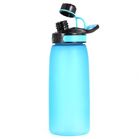 Amazing Camel Sport Water Bottle Leak Proof Portable Outdoor Running BPA-Free Wide Mouth Flex Cap-30oz/900ML