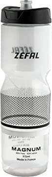 Zefal Unisex's Magnum Water Bottle, Translucent, 975 ml