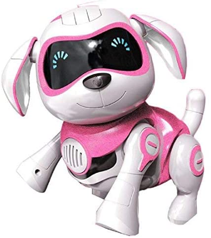 Yeezee Girl's Remote Control Dog, Interative Little Baby Pup with Magent Bone, Walking Talking Remote Control Dog, Robot Pet for Kids/Boys/Girls (RR-1)