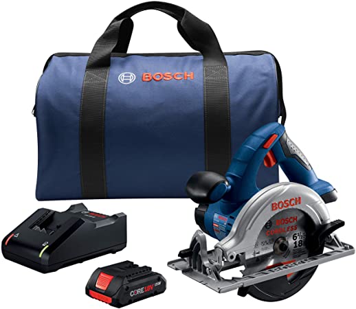 Bosch CCS180-B15 18V 6-1/2 In. Circular Saw Kit with (1) CORE18V 4.0 Ah Compact Battery