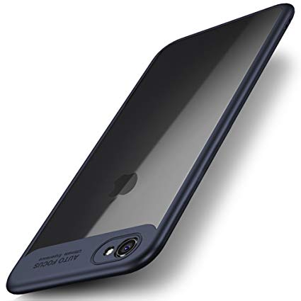 iPhone 6 Plus / 6S Plus Case, Premium Hybrid Protective Clear Bumper Case Scratch Resistant Transparent Slim Shock Absorbing Cover Apple iPhone 6 Plus / 6S Plus(5.5'') - Navy