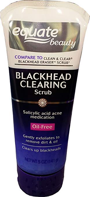 Blackhead Clearing Scrub 5oz by Equate, Compare to Clean and Clear