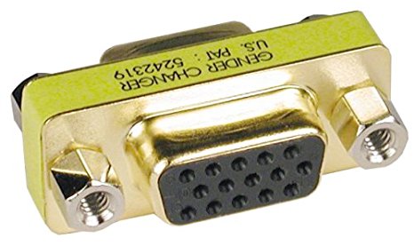 Tripp Lite Compact / Slimline VGA Video Coupler Gender Changer (F/F) (P160-000)