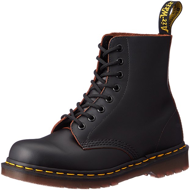 Dr. Martens 1460z Vintage 8 Eye Boot Black, Men's Derby