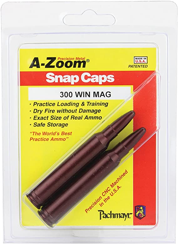 A-Zoom 300 Win Mag Precision Snap Caps (2 pack)