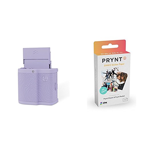 Prynt Pocket Lavender w/ Prynt ZINK Sticker Paper