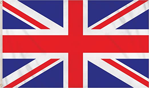 Henbrandt Union Jack Flag UK Flags 5ft x 3ft with Eyelets