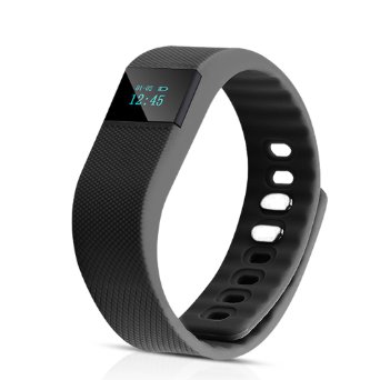 Black Bluetooth Smartband Smart Watch Wristband Wrist Band Wrap with Pedometer for Android IOS