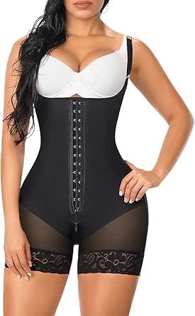 YIANNA Gaine Ventre Plat Femme Invisible Amincissante Body Gainant Sculptant Shapewear Bodysuit Minceur Post Accouchement