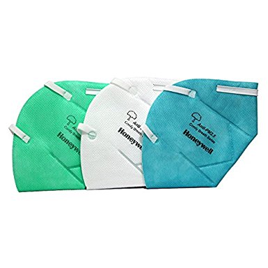 Honeywell PM 2.5 anti-pollution foldable face mask, Multicolor, Pack of 3