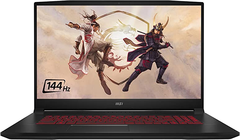 MSI Katana GF76 17.3" 144Hz FHD Gaming Laptop: Intel Core i7-12700H RTX 3060 16GB 512GB NVMe SSD, Type-C USB 3.2 Gen 1, High-ResoluTion Audio, Cooler Boost 5, Win11 Home: Black 12UE-026