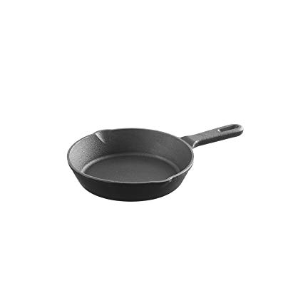 Typhoon Living Cast Iron Frying Pan, 6-Inches, Black