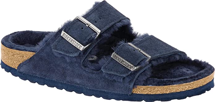 Birkenstock Arizona Shearling, Night Suede, 43 R EU