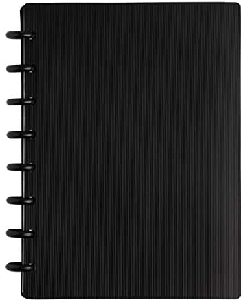 TUL Discbound 3-Subject Student Notebook, Junior Size, Black