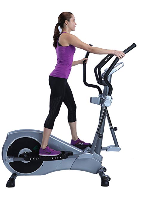 V-450 Standard Stride 17” Elliptical Exercise Cross Trainer Machine with Adjustable Arms and Pedals and HRC Control Program for Cardio Fitness Strength Conditioning Workout at Home or Gym
