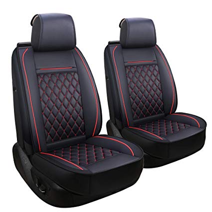 LUCKYMAN CLUB Car Seat Covers for 2 Front Seat Fit Most Sedan SUV Truck Van - Nicely Fit for Kia Sportage Optima Forte Soul Rio NIRO - Airbag Compatible