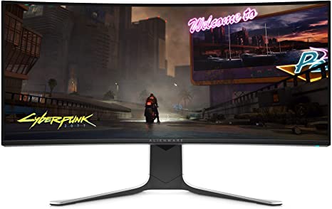 Alienware AW3420DW Écran de PC Gaming 34" UltraWide Quad HD LCD à rétroéclairage LED IPS 120 Hz 2 ms NVIDIA G-SYNC Noir, Blanc