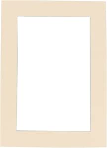 16x20 Mat Bevel Cut for 13x17 Photos - Acid Free Cream Precut Matboard - for Pictures, Photos, Framing - 4-ply Thickness