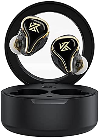 Linsoul KZ SK10 PRO 1DD 1BA Hybrid Driver TWS True Wireless Bluetooth 5.2 Lightweight Earphone with Smart Touch Control, Game Model, Low Latency, Noise Canceling, Support APTX/AAC/SBC for Audiophile