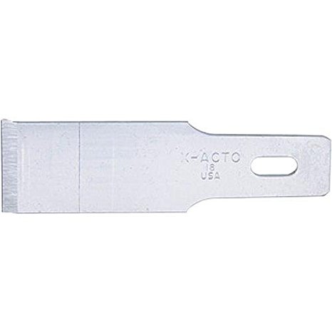 ELMERS X-Acto H0859 #18 Heavyweight Chiseling Blades - Pack. of 5 (X218)