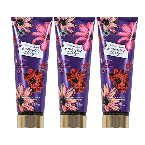 Victoria's Secret Enchanted Lily Fragrance Lotion Lot Of 3