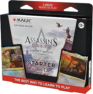 Magic: The Gathering - Assassin’s Creed Starter Kit | Learn to Play Magic with 2 Assassin’s Creed-Themed Decks | 2 Player Collectible Card Game for Ages 13