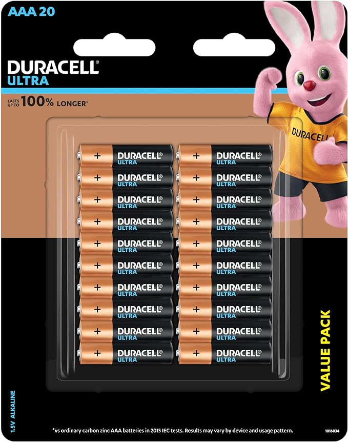 Duracell Ultra AAA Battery (20 pcs)