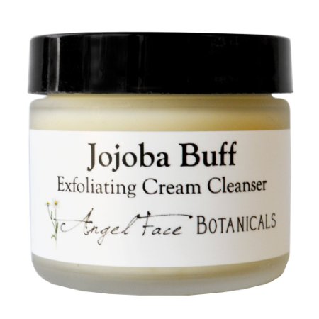 Jojoba Buff - Organic Exfoliating Cream Cleanser with Rooibos and White Tea Antioxidants 2 oz