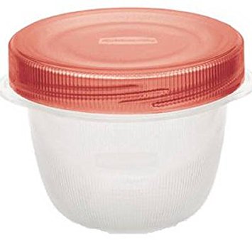 Rubbermaid 7H99-00-TCHIL TakeAlongs Twist Top 1-Cup Food Storage Containers, 4-Pc. Set - Quantity 8