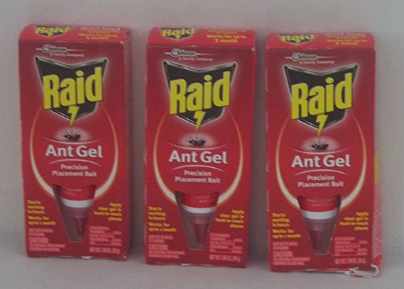 Raid Precision Placement Ant Bait Gel, 3 Pack