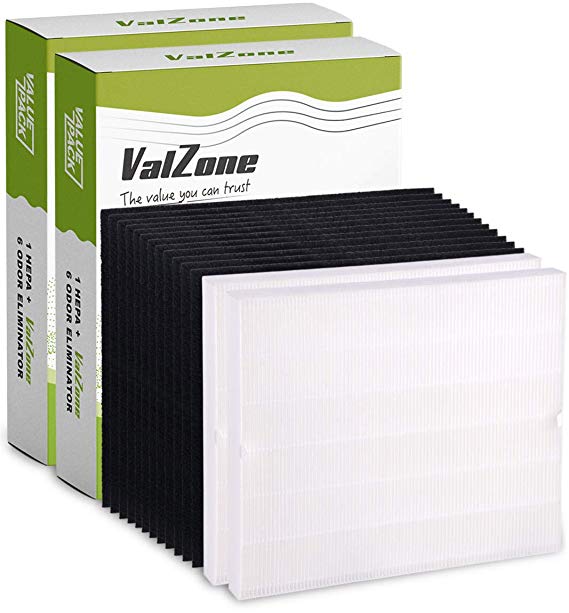 ValZone 2 True HEPA Replacement Filter with 12 Odor Eliminators for Coway AP-1512HH Air Purifiers 3304899