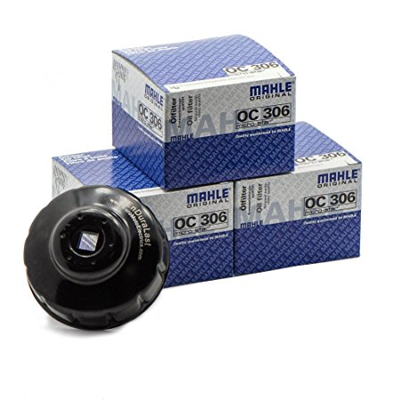 New Mahle 3 Pack Oil Filters,Crush Washers & Wrench BMW K-Series Hexheads