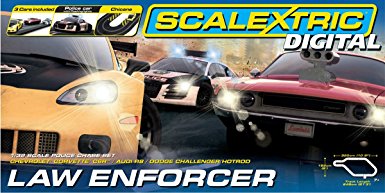 Scalextric Digital Law Enforcer Race Set, 1:32-Scale