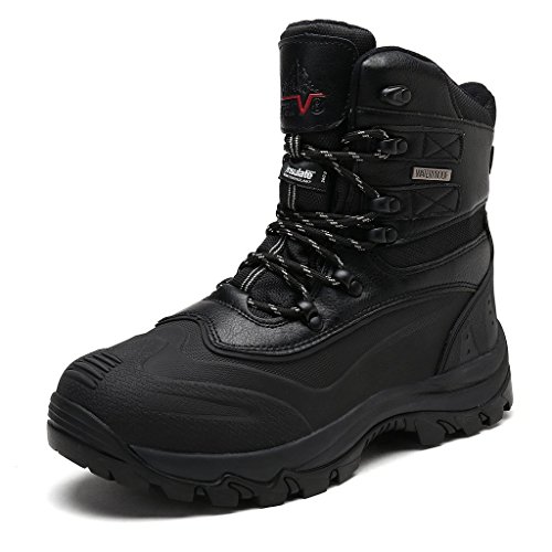 arctiv8 Men's Insulated Waterproof construction Rubber Sole Winter Snow Skii Boots