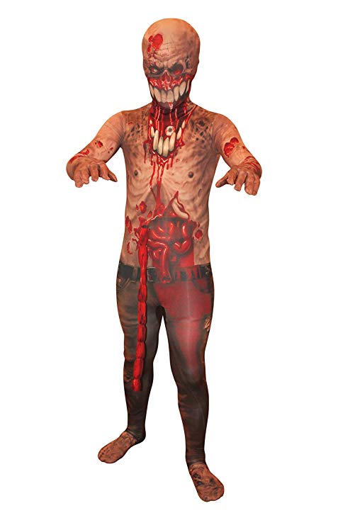Morphsuits Kids Exploding Guts Zombie Monster Costume - Small 3'-3'5 / 6-8 Years