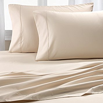 Hotel Collection- #1 Best Seller Luxury Sheets on Amazon! Lowest Prices Guaranteed - Blockbuster Sale: Luxury 600 Thread count Cotton Rich Wrinkle Resistant Ultra Soft Sheet Set, Queen - Ivory