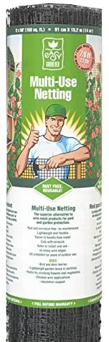 Easy Gardener Multi-Use Netting For Garden Protection, Trellis Netting and Light Weight Fencing, 2 feet x 50 feet