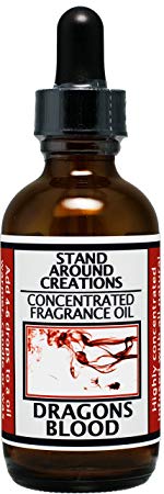 Concentrated Fragrance Oil - Dragon's Blood - A potent earthy scent w/cedarwood, orange and patchouli essential oils w/sweet and spicy notes. Made with natural essential oils.(2 fl.oz.)