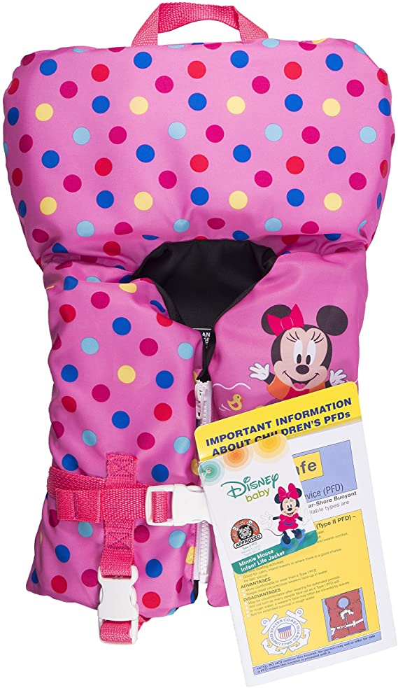 SwimWays Disney Minnie Mouse Infant Life Jacket