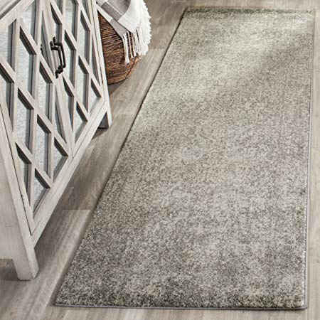 Safavieh Evoke Collection EVK256S Vintage Oriental Silver and Ivory Runner (2'2" x 19')