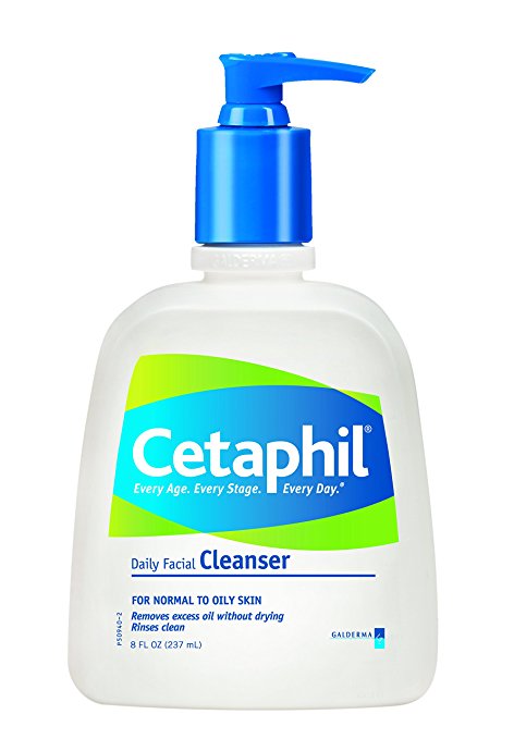 Cetaphil Daily Facial Cleanser, Normal to Oily Skin, 8 Fluid Ounce