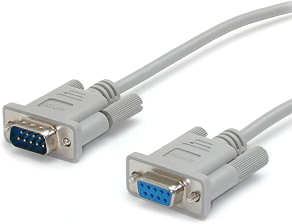 StarTech.com 15 ft Straight Through Serial Cable - - DB-9 (M) - DB-9 (F) - 15 ft - Serial extension cable - DB-9 (M) to DB-9 (F) - 15 ft - MXT106