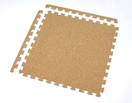 Cork Tiles x 8 with EVA Foam base (32 sqft) by Easimat 507