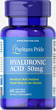 Puritan's Pride Hyaluronic Acid 50 mg-60 Capsules