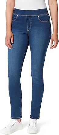 Gloria Vanderbilt Women's Amanda Pull on High Rise Jean Standard