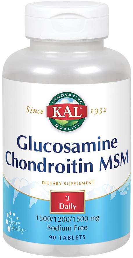 KAL Glucosamine Chondroitin Msm Tablets, 90 Count