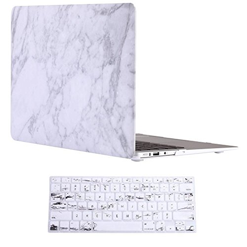 Vasileios 2in1 Frosted Matte Satins Soft-touch Hard Shell Case Cover and keyborad skin for Apple 13-inch Macbook Pro 13.3" with Retina Display (Model A1502/ A1425) (marble 01)