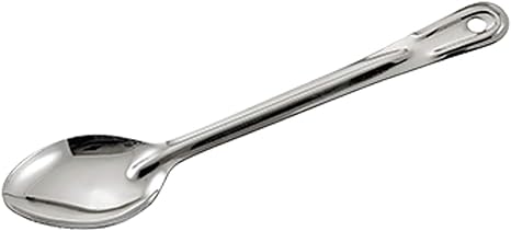 Winco Basting Spoon Solid, Silver 11 inch