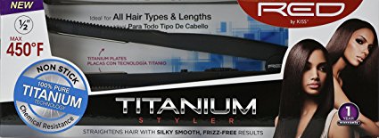 Red by Kiss Titanium Styler 1/2"