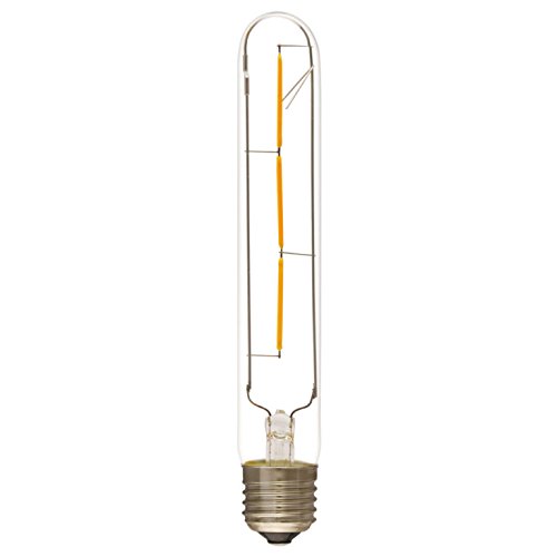 LytheLED™ (6-PACK) LED T10 Tubular Filament Bulb, 4W (40W Replacement) 2700K Warm White, 440 Lumens, (E26) Medium Base, Dimmable, UL-Listed